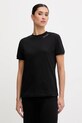 Guess t-shirt bawełniany CLELIA bawełna czarny V5BI12.K8FQ4