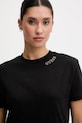 Guess t-shirt bawełniany CLELIA czarny V5BI12.K8FQ4