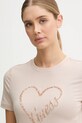 Tričko Guess LOVE béžová V5BI13.J1314