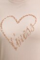Tričko Guess LOVE V5BI13.J1314 béžová