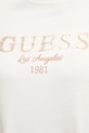 Хлопковая футболка Guess BIBIA V5BI15.KA260 бежевый