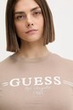 Guess t-shirt bawełniany BIBIA beżowy V5BI15.KA260