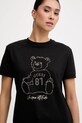 Guess t-shirt bawełniany czarny V5BI16.K8FQ4