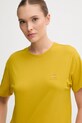 Napapijri t-shirt bawełniany S-Nina żółty NP0A4H87Y1O1