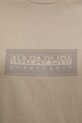 Napapijri t-shirt bawełniany S-Box NP0A4IP1N1T1 zielony