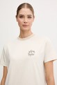 Napapijri t-shirt bawełniany S-Fedaia beżowy NP0A88XON1J1