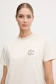 Napapijri t-shirt bawełniany S-Fedaia beżowy NP0A88XON1J1