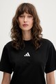 Хлопковая футболка adidas Essentials чёрный JD0846