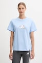adidas t-shirt bawełniany Doodle Hunt nadruk niebieski JM4383.
