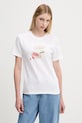 adidas tricou din bumbac Farmers Market Graphic print alb JN2543
