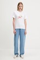 adidas tricou din bumbac Farmers Market Graphic JN2543 alb AW25