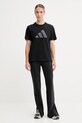 adidas t-shirt bawełniany Animal JV8536 czarny AW25