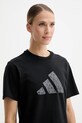 adidas t-shirt bawełniany Animal czarny JV8536