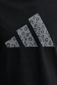 adidas t-shirt bawełniany Animal JV8536 czarny