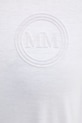 MM t-shirt bawełniany GATTONI 2526946058600 biały
