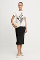 Хлопковая футболка Weekend Max Mara GUGLIA 2525976031600 белый AW25