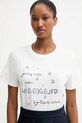 Weekend Max Mara tricou din bumbac ARA alb 2525976041600