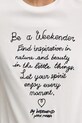 Weekend Max Mara t-shirt bawełniany ARA 2525976041600 biały