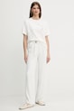 Хлопковая футболка Weekend Max Mara 2525976051600 белый AW25