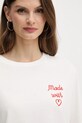 Weekend Max Mara tricou din bumbac alb 2525976051600