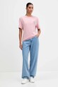 Tommy Jeans t-shirt bawełniany DW0DW21524 różowy AW25