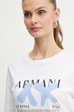 Хлопковая футболка Armani Exchange белый XW001348.AF17172
