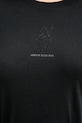 Bavlněné tričko s dlouhým rukávem Armani Exchange XW001350.AF17172 černá