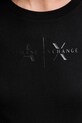Armani Exchange t-shirt bawełniany XW001366.AF10356 czarny