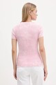 Odzież Tommy Jeans t-shirt DW0DW21531 różowy