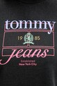 Βαμβακερό μπλουζάκι Tommy Jeans DW0DW21533 μαύρο