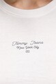 Μπλουζάκι Tommy Jeans DW0DW21542 λευκό