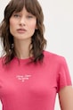 Tommy Jeans t-shirt różowy DW0DW21542