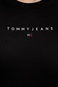 Tommy Jeans t-shirt bawełniany DW0DW21550 czarny