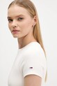 Μπλουζάκι Tommy Jeans μπεζ DW0DW21584