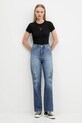 Tommy Jeans t-shirt DW0DW21787 czarny AW25