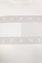 Хлопковая футболка Tommy Jeans DW0DW22562 бежевый