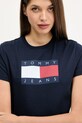 Tommy Jeans t-shirt in cotone blu navy DW0DW22562