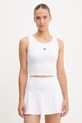 Tréninkový top adidas Performance Techfit slim bílá IX3270