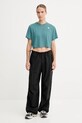 adidas Performance t-shirt treningowy WORKOUT ESSENTIALS JY2218 zielony AW25