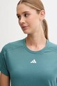 adidas Performance tricou de antrenament WORKOUT ESSENTIALS turcoaz JY4571