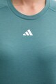 adidas Performance tricou de antrenament WORKOUT ESSENTIALS JY4571 turcoaz