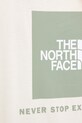 Βαμβακερό μπλουζάκι The North Face NF0A87NKEBE1 μπεζ