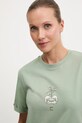 The North Face tricou din bumbac Connect Relaxed verde NF0A8E41BQ11