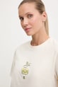 The North Face t-shirt bawełniany Connect Relaxed beżowy NF0A8E41QLI1