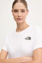 The North Face t-shirt bawełniany biały NF0A8F67FN41
