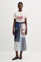 Bavlnené tričko Weekend Max Mara CLOWN 2525976012600 béžová AW25