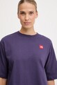 The North Face t-shirt bawełniany Redbox fioletowy NF0A8EG61JI1