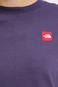 The North Face t-shirt bawełniany Redbox NF0A8EG61JI1 fioletowy