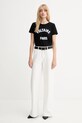 ZADIG&VOLTAIRE t-shirt bawełniany JWTS02837 czarny AW25