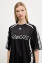 adidas Originals t-shirt Oversized Jersey czarny KE9792